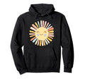 Sun 70S Rainbow Art Boho Boho Sun Hoodie - Custom Art Print Unisex - T-Shirt, Sweatshirt, Hoodie