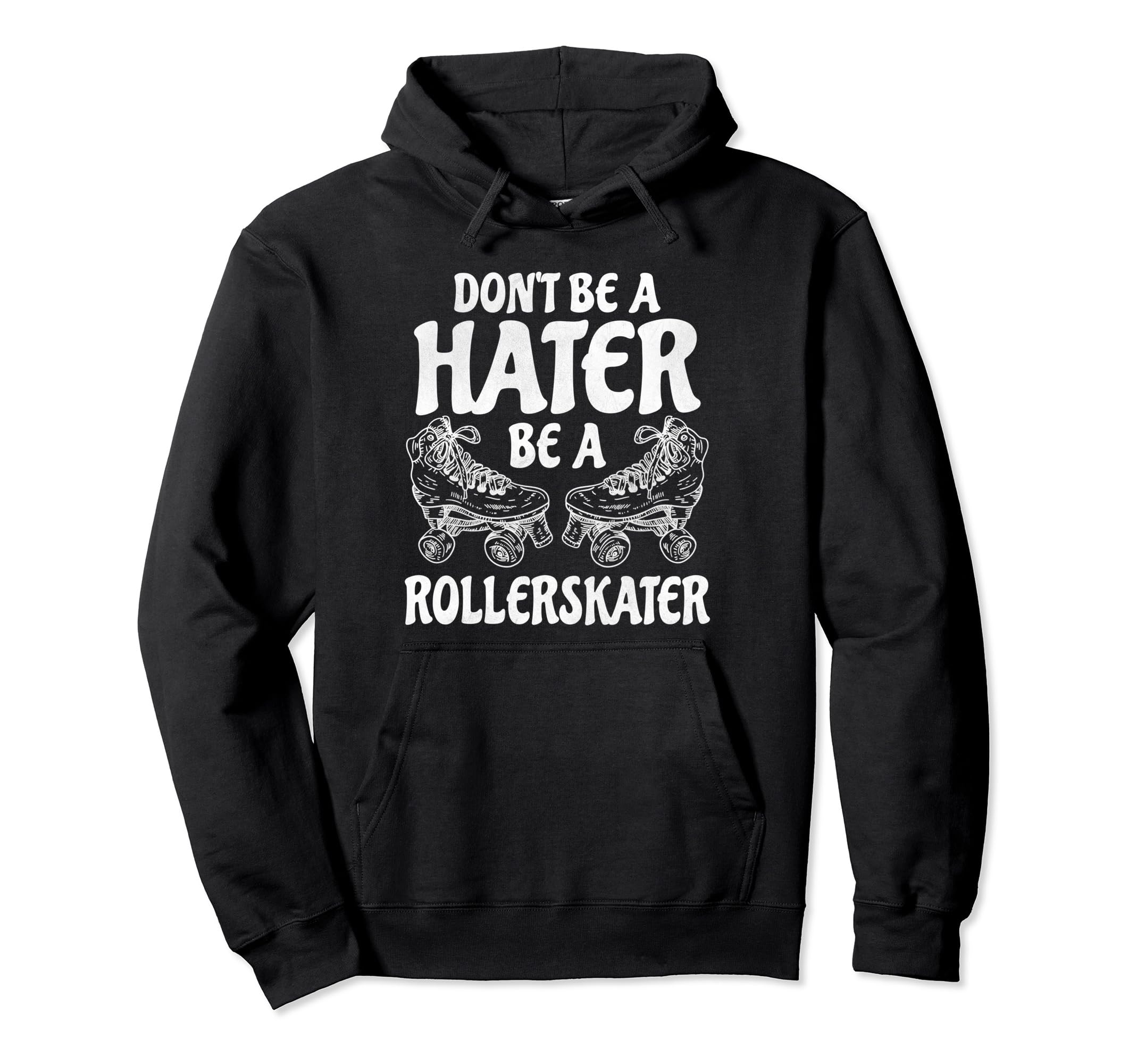 Distressed Funny Roller Skate Hoodie - Casual Everyday Wear for Adults - T-Shirt, Sweatshirt, Hoodie