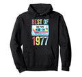 Best 1977 Cassette Tape Hoodie - Fun Novelty Design Men Women - T-Shirt, Sweatshirt, Hoodie