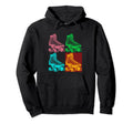 Roller Skate Awesome Skating Skater Hoodie - Custom Art Print Men Women - T-Shirt, Sweatshirt, Hoodie