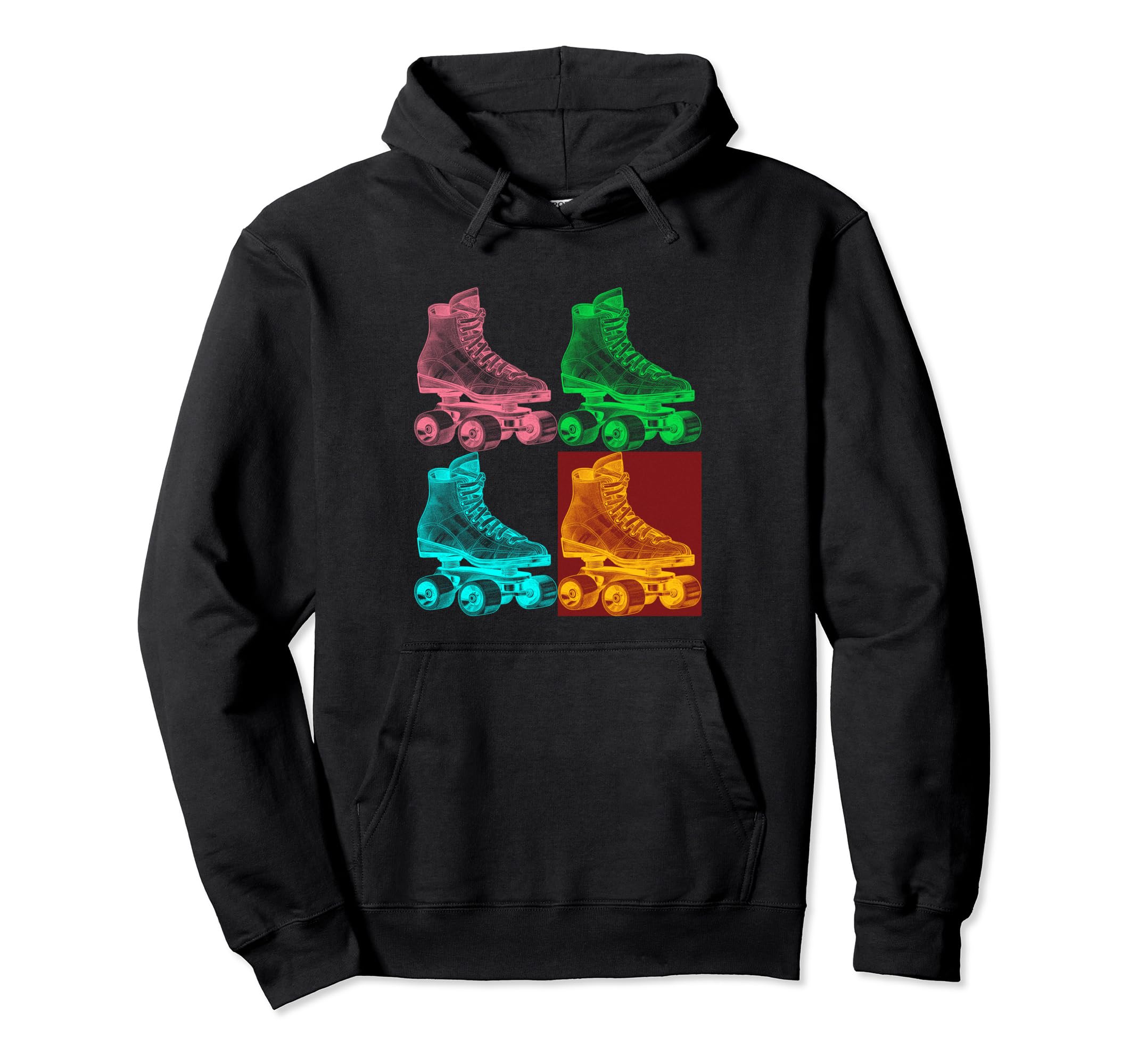 Roller Skate Awesome Skating Skater Hoodie - Custom Art Print Men Women - T-Shirt, Sweatshirt, Hoodie