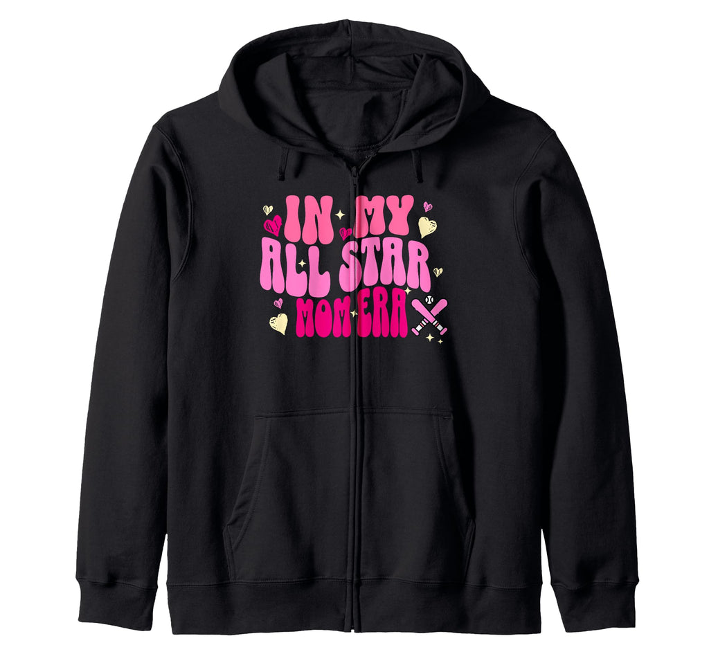 Baseball All Star Mom Softball Sweatshirt - Casual Everyday Wear Men Women - T-Shirt, Sweatshirt, Hoodie