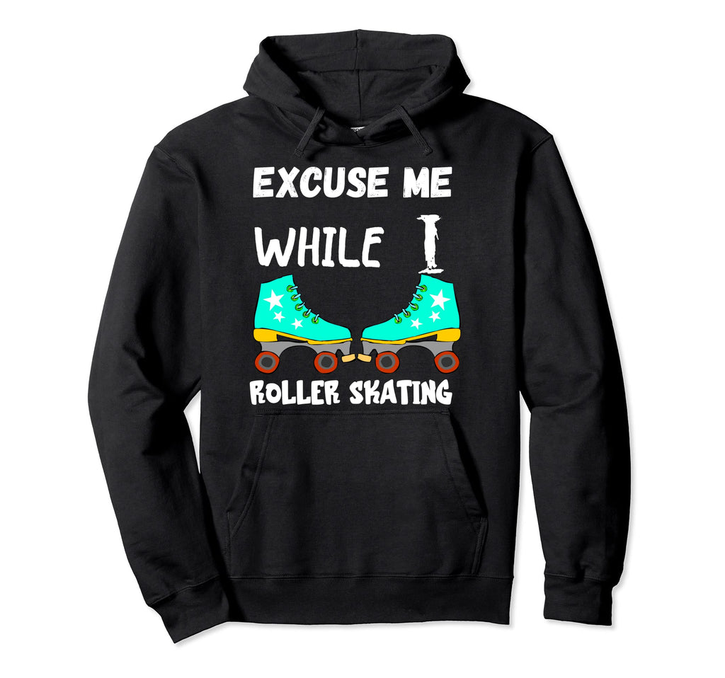 Roller Skating Roller Skates Inline Hoodie - Minimalist Print Unisex - T-Shirt, Sweatshirt, Hoodie