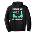 Roller Skating Roller Skates Inline Hoodie - Minimalist Print Unisex - T-Shirt, Sweatshirt, Hoodie