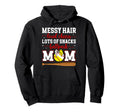 Ballpark Mom Funny Baseball Softball Hoodie - Minimalist Print Men Women - T-Shirt, Sweatshirt, Hoodie