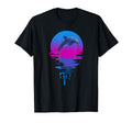 Sunset Dolphin T-Shirt - Casual Everyday Wear Men Women - T-Shirt, Sweatshirt, Hoodie