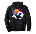 Great Wave Off Kanagawa Vaporwave Hoodie - Minimalist Print for Adults - T-Shirt, Sweatshirt, Hoodie