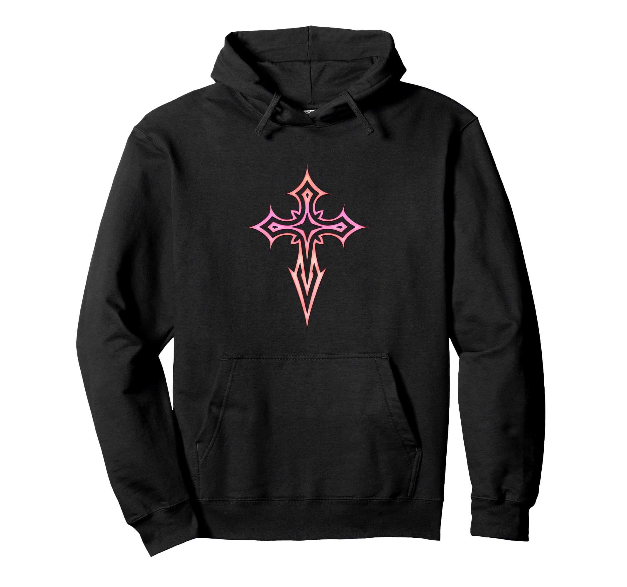 Gothic Cross Y2K Alt Aesthetic Emo Hoodie - Aesthetic Graphic Unisex - T-Shirt, Sweatshirt, Hoodie