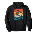 Son Brother Gamer Legend Video Game Hoodie - Aesthetic Graphic for Adults - T-Shirt, Sweatshirt, Hoodie