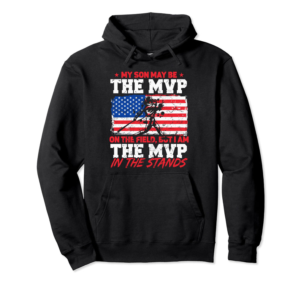 Fathers Day Baseball Dad Funny Hoodie - Minimalist Print Men Women - T-Shirt, Sweatshirt, Hoodie