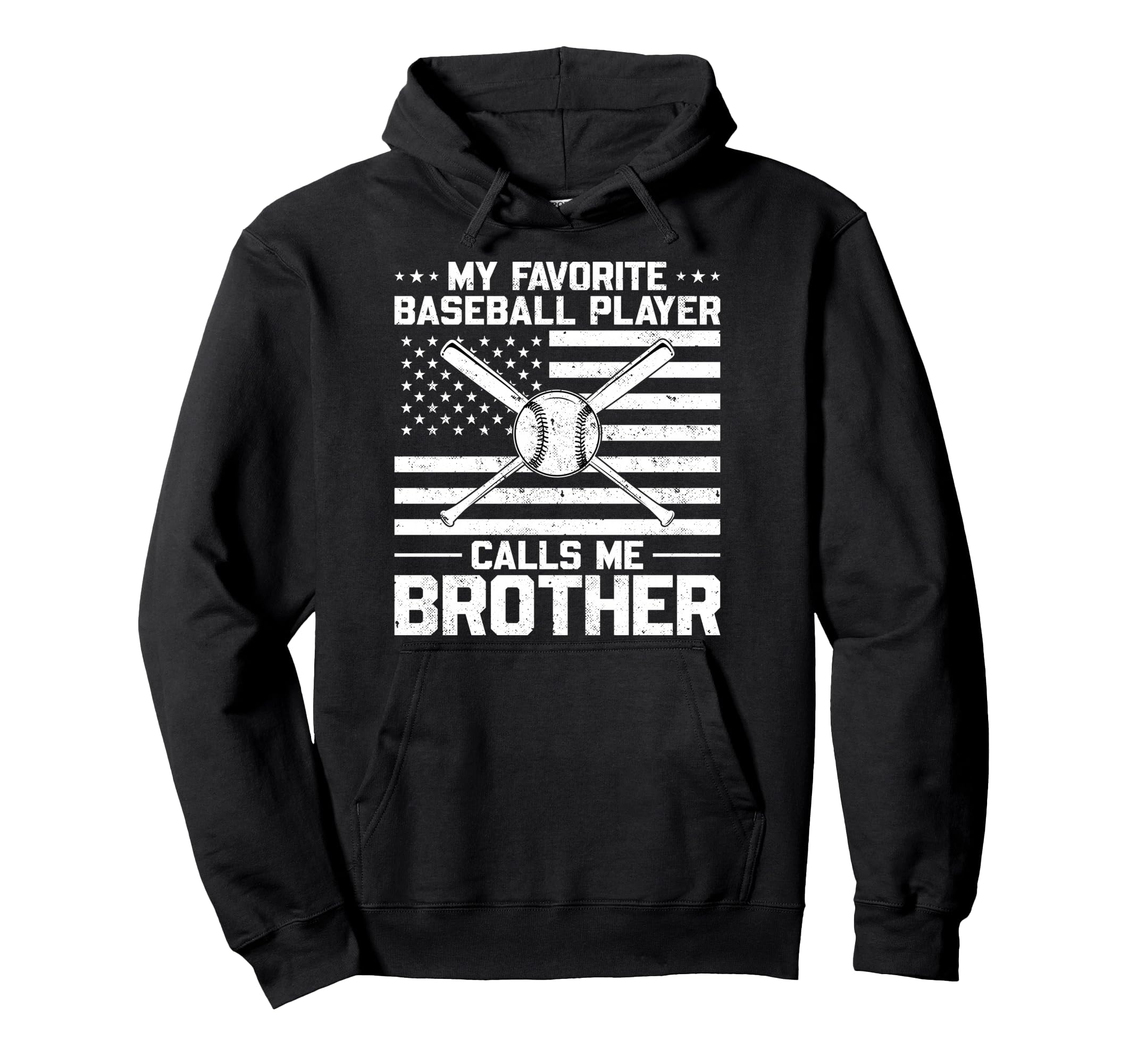 My Favorite Baseball Player Calls Hoodie - Fun Novelty Design for Adults - T-Shirt, Sweatshirt, Hoodie