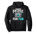 Photo Camera Photographer Flash People Hoodie - Graphic Print Men Women - T-Shirt, Sweatshirt, Hoodie