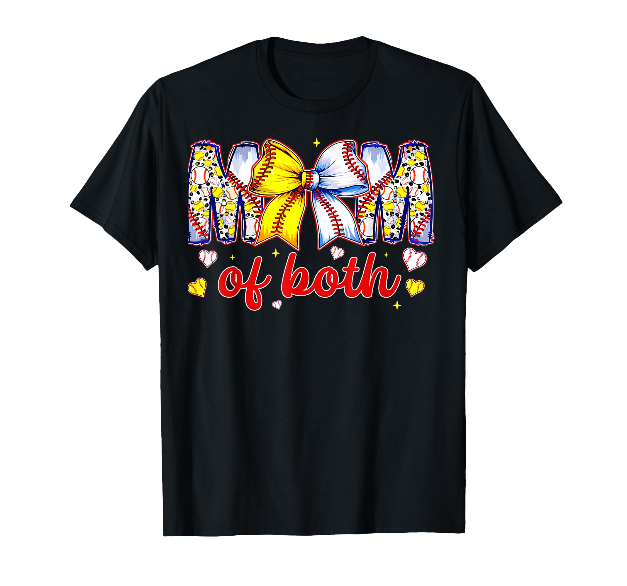 Mama Both Baseball Softball Mom T-Shirt - Minimalist Print for Adults - T-Shirt, Sweatshirt, Hoodie