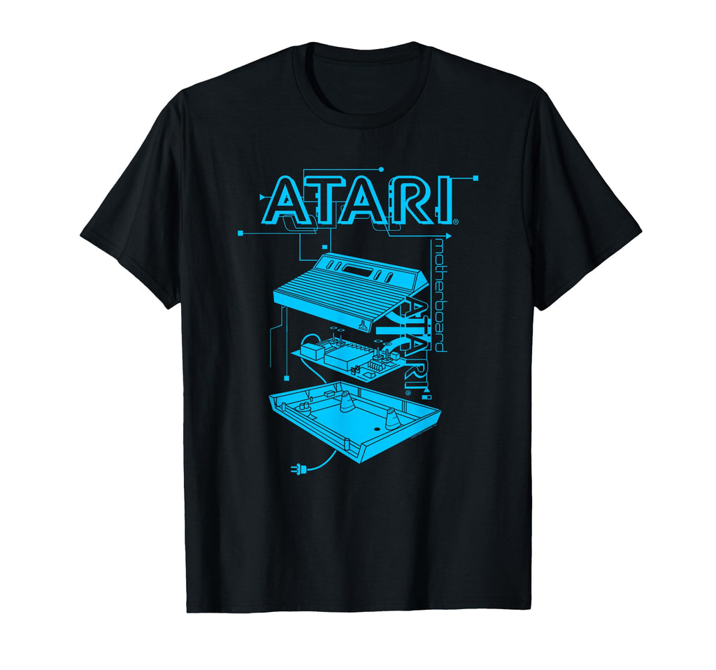 Atari Deconstructed Video Game Console T-Shirt - Unique Graphic Men Women - T-Shirt, Sweatshirt, Hoodie