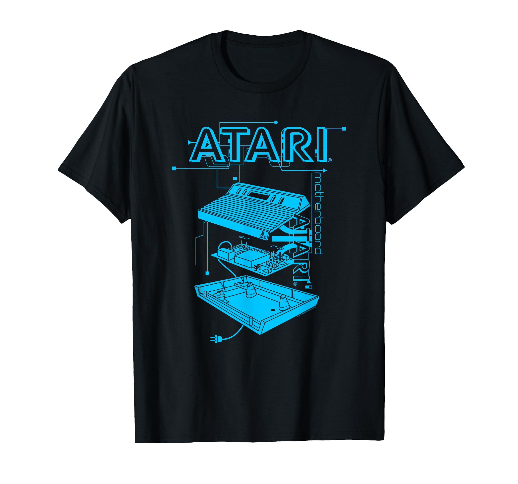 Atari Deconstructed Video Game Console T-Shirt - Unique Graphic Men Women - T-Shirt, Sweatshirt, Hoodie