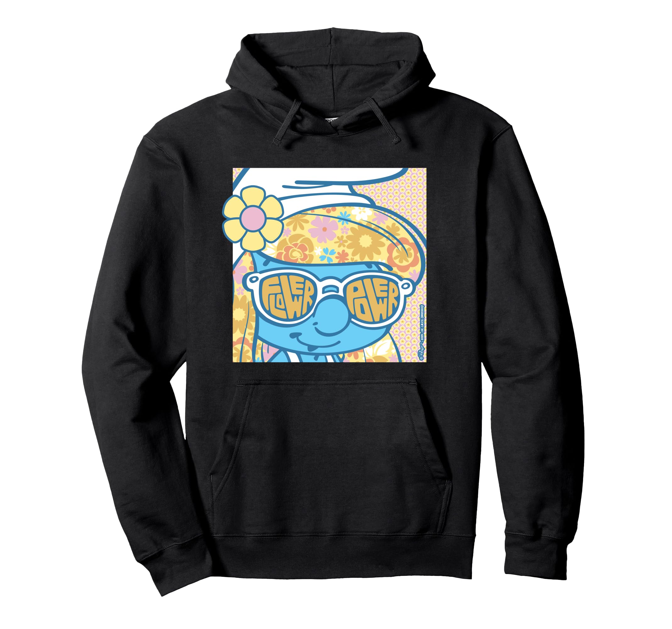 Smurfs Movie Groovy Summer Smurfette Hoodie - Custom Art Print Unisex - T-Shirt, Sweatshirt, Hoodie