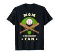 Biggest Fan Baseball Mom T-Shirt - Minimalist Print Men Women - T-Shirt, Sweatshirt, Hoodie