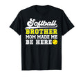 Softball Brother Funny Softball T-Shirt - Minimalist Print for Adults - T-Shirt, Sweatshirt, Hoodie
