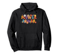Flower Power Groovy Hippy Hippies Hoodie - Fun Novelty Design for Adults - T-Shirt, Sweatshirt, Hoodie