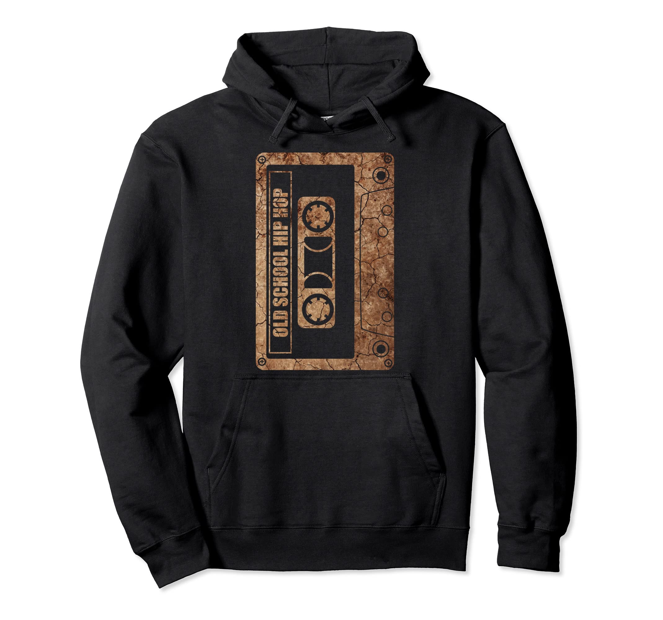 Cassette Tape Old School Hip Hop Rap Hoodie - Streetwear Style for Adults - T-Shirt, Sweatshirt, Hoodie