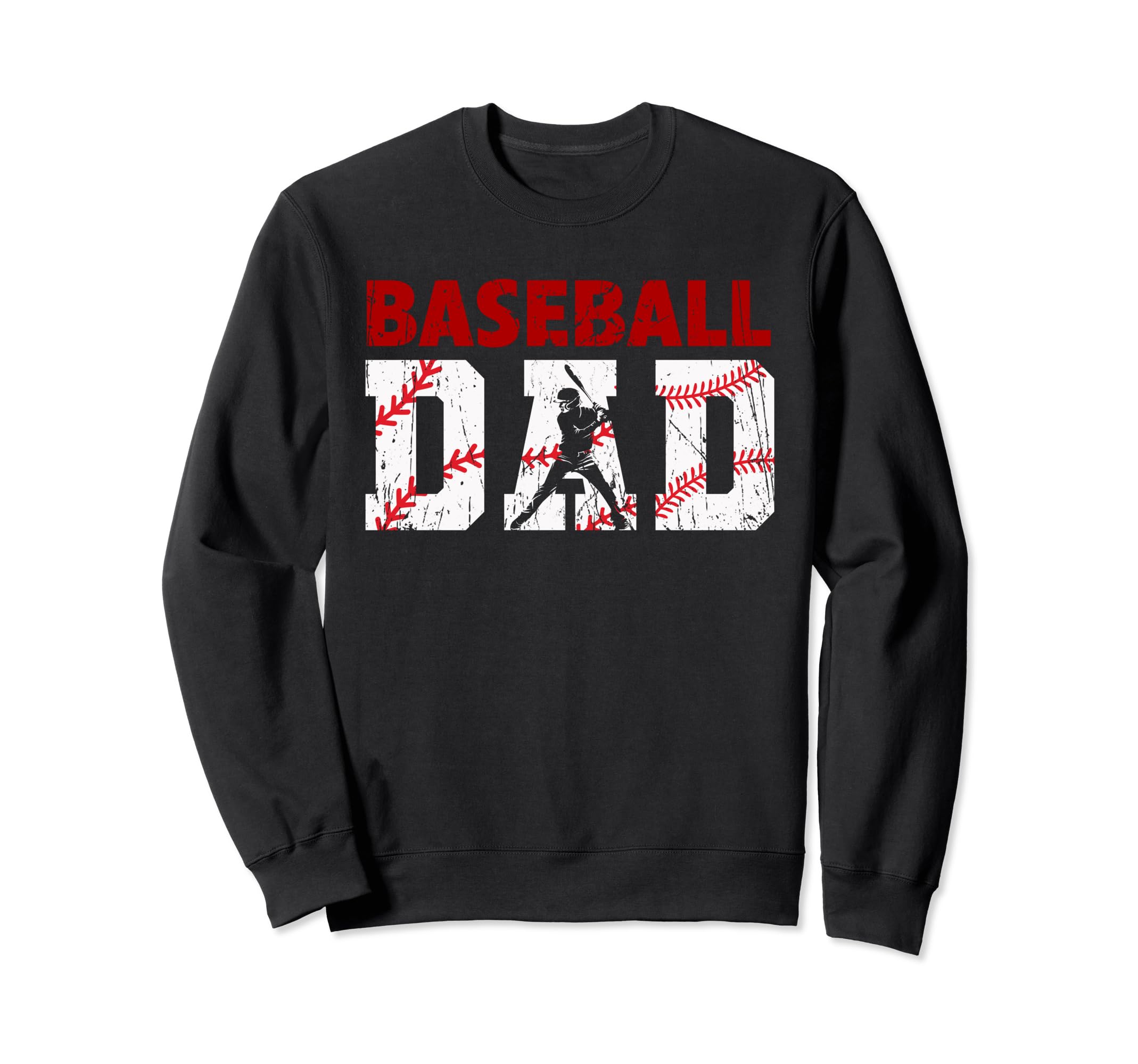 Baseball Dad Baseball Lovers Happy Sweatshirt - Novelty Apparel Unisex - T-Shirt, Sweatshirt, Hoodie