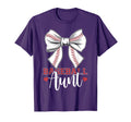 Baseball Aunt Coquette Bow Sport T-Shirt - Custom Art Print Men Women - T-Shirt, Sweatshirt, Hoodie