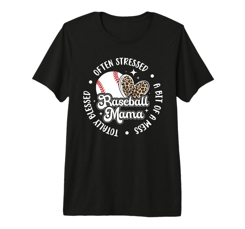 Baseball Mama Funny Baseball Mom T-Shirt - Aesthetic Graphic Unisex - T-Shirt, Sweatshirt, Hoodie