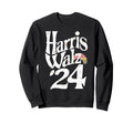 Boho Harris Walz Sweatshirt - Minimalist Print Unisex - T-Shirt, Sweatshirt, Hoodie