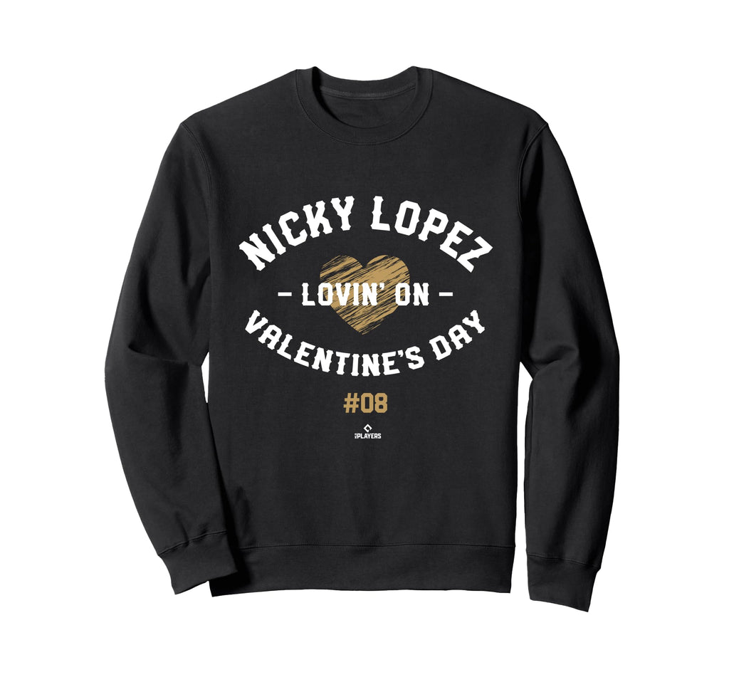 Nicky Lopez Lovin Valentines Sweatshirt - Fun Novelty Design for Adults - T-Shirt, Sweatshirt, Hoodie