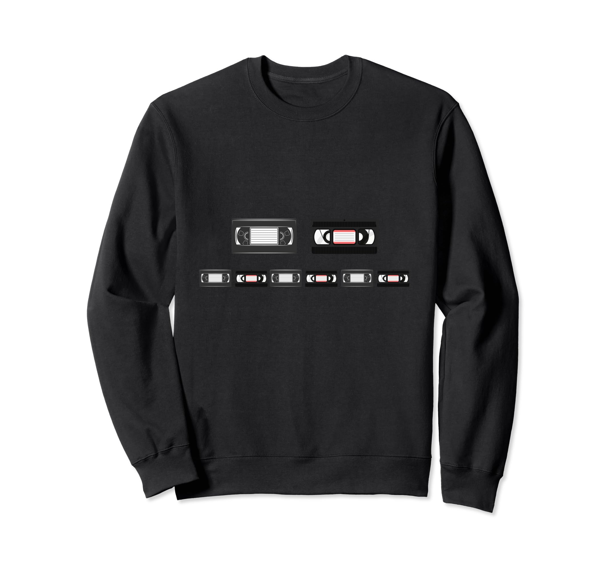 Remember Vhs Cassette Tape Vhs Tv Sweatshirt - Custom Art Print Unisex - T-Shirt, Sweatshirt, Hoodie