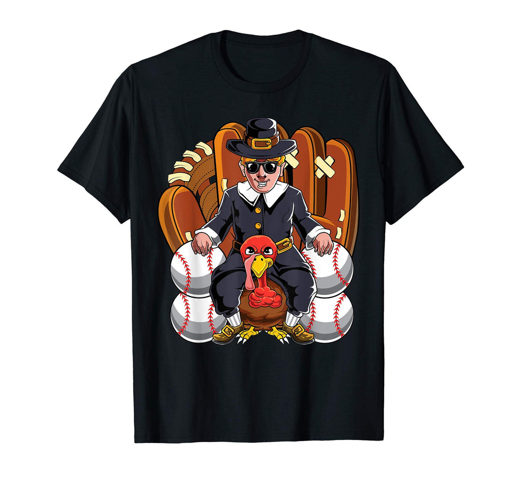 Funny Thanksgiving Pilgrim Turkey Day T-Shirt - Unique Graphic Men Women - T-Shirt, Sweatshirt, Hoodie