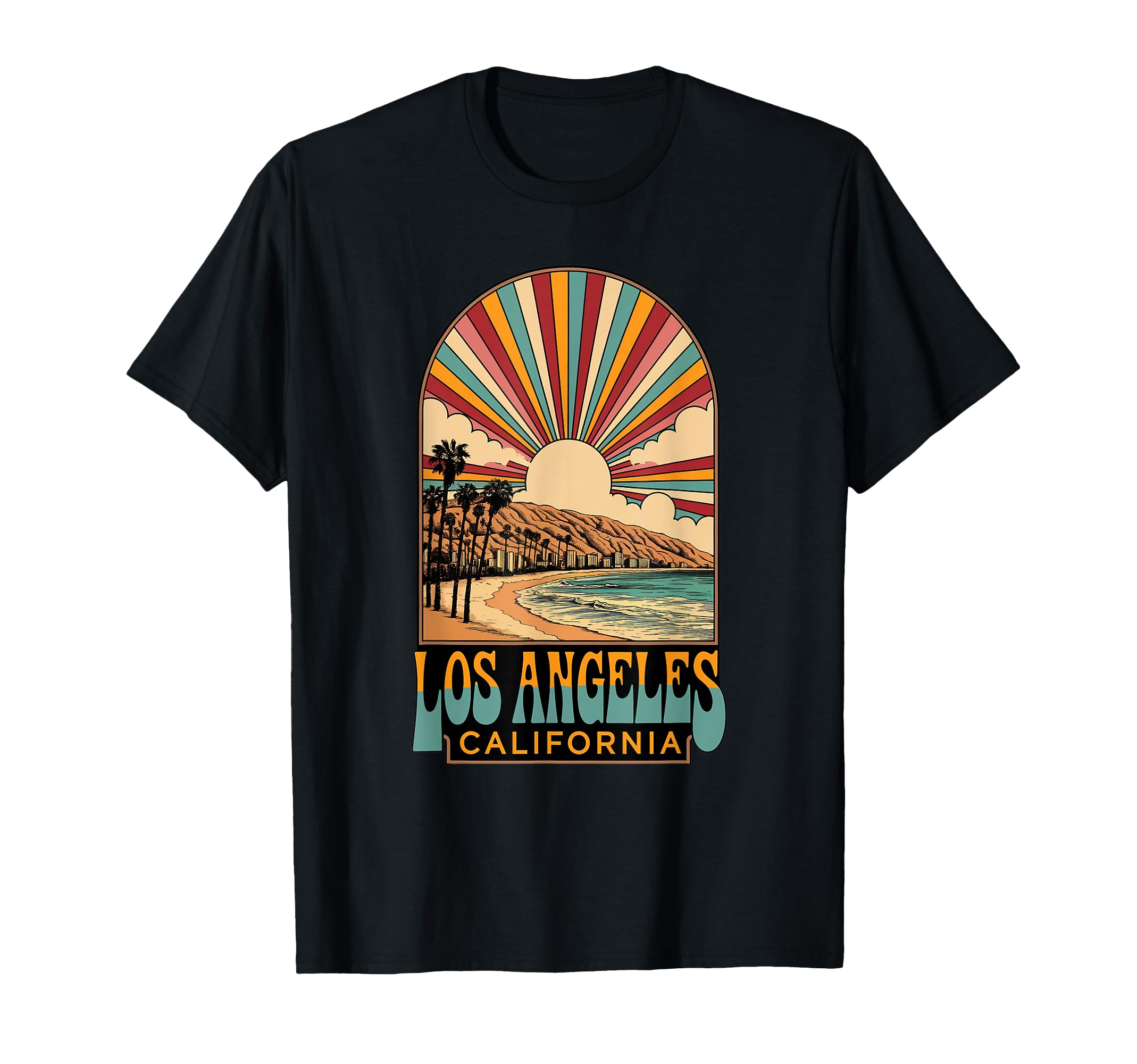 Los Angeles California Sunset T-Shirt - Streetwear Style Unisex - T-Shirt, Sweatshirt, Hoodie