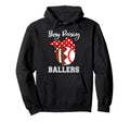 Busy Raising Ballers Funny Football Hoodie - Trendy Graphic Unisex - T-Shirt, Sweatshirt, Hoodie