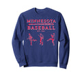 Minnesota Baseball Twin Cities Sweatshirt - Fun Novelty Design for Adults - T-Shirt, Sweatshirt, Hoodie