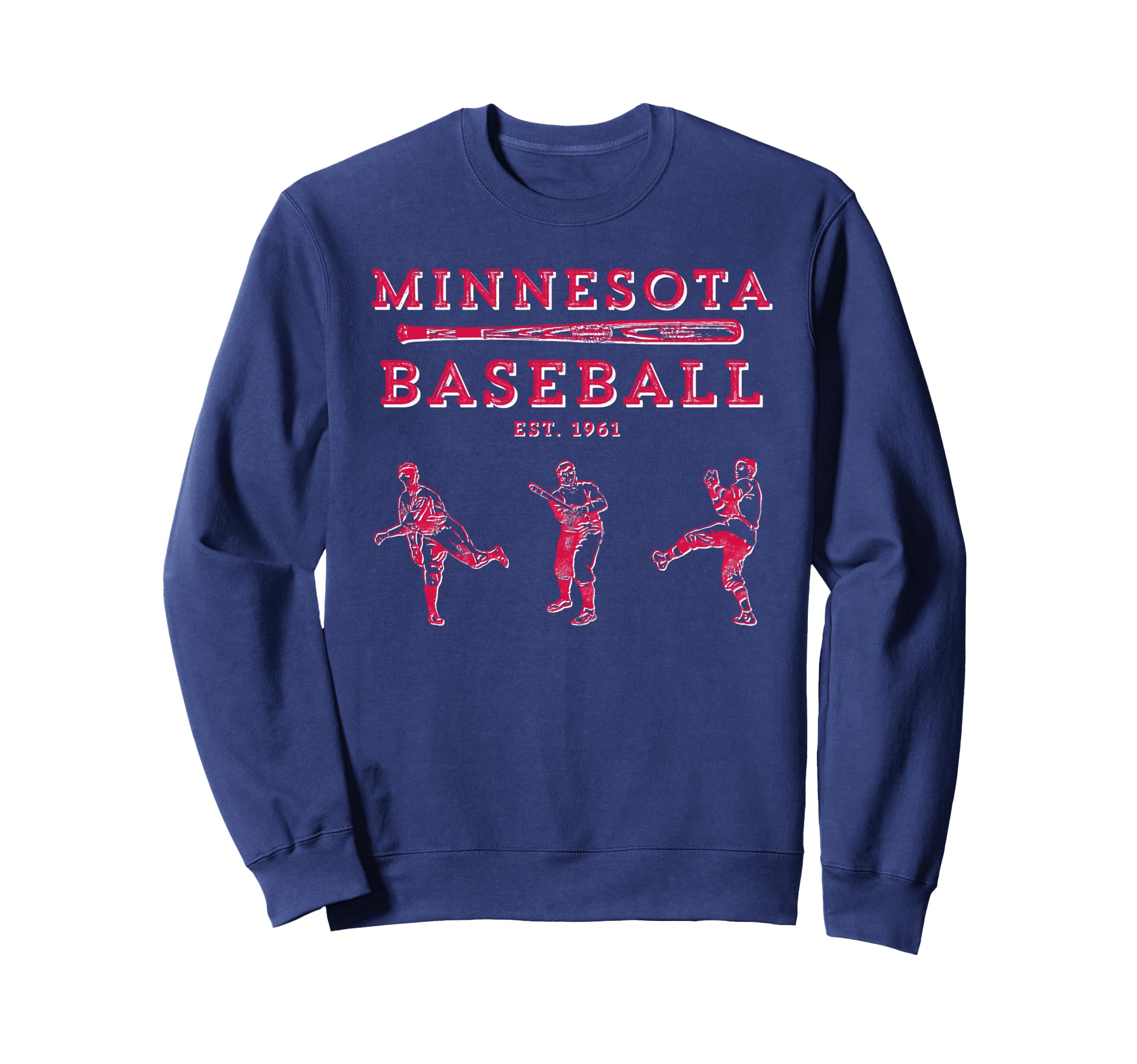 Minnesota Baseball Twin Cities Sweatshirt - Fun Novelty Design for Adults - T-Shirt, Sweatshirt, Hoodie