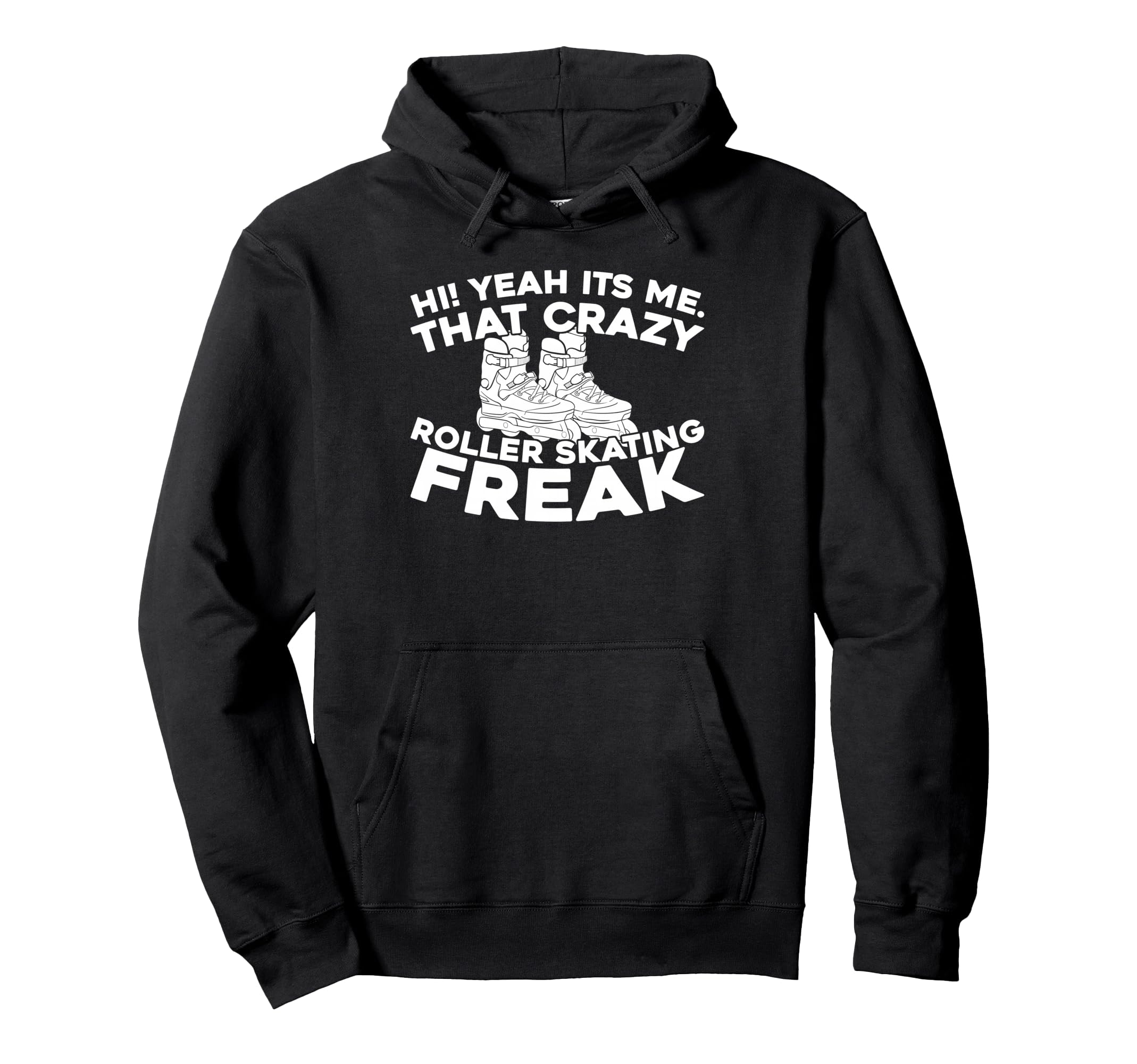 Skater Skates Roller Skating Hoodie - Unique Graphic Men Women - T-Shirt, Sweatshirt, Hoodie