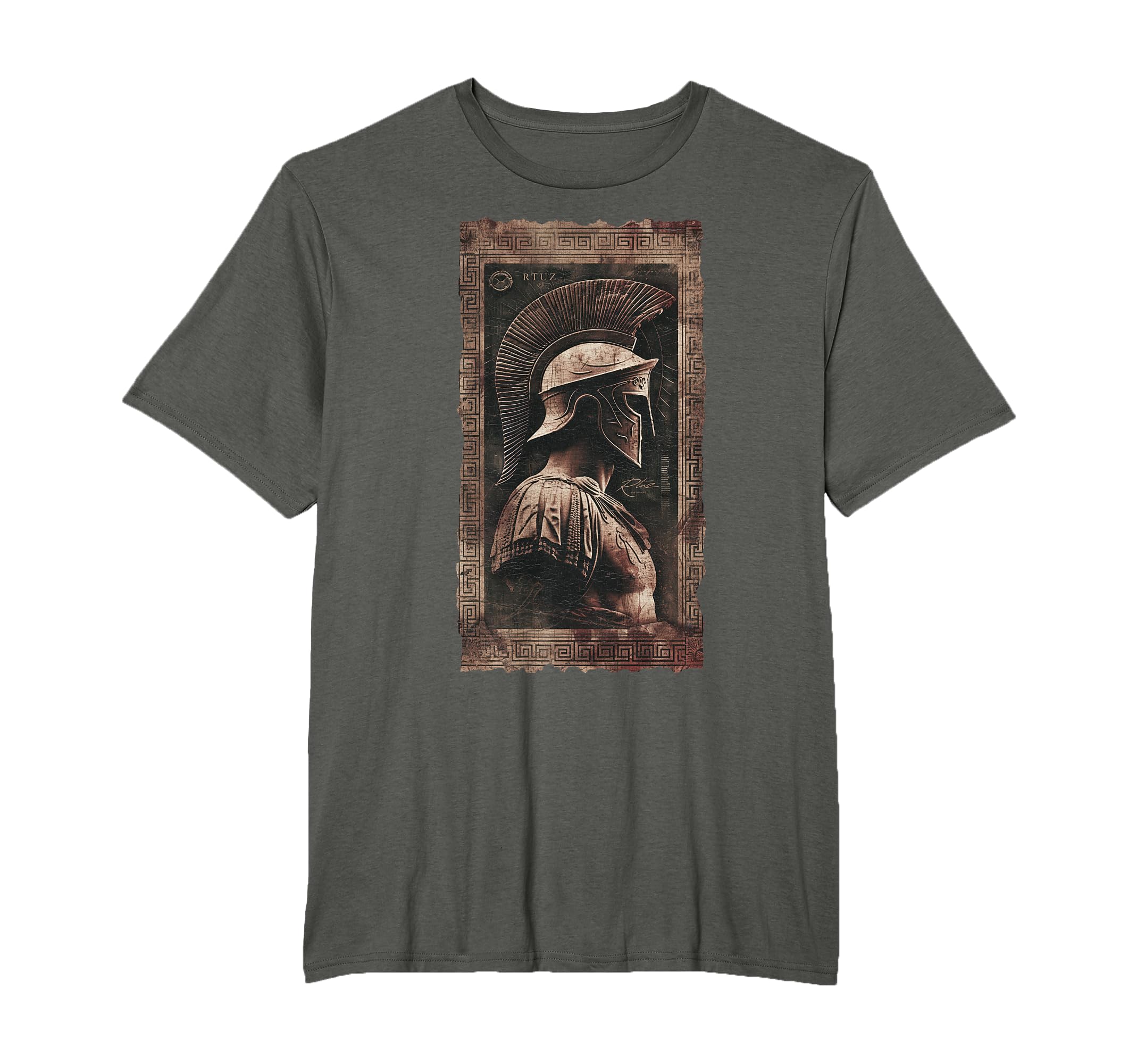 Spartan Helmet Warrior Aesthetic Y2K T-Shirt - Trendy Graphic for Adults - T-Shirt, Sweatshirt, Hoodie