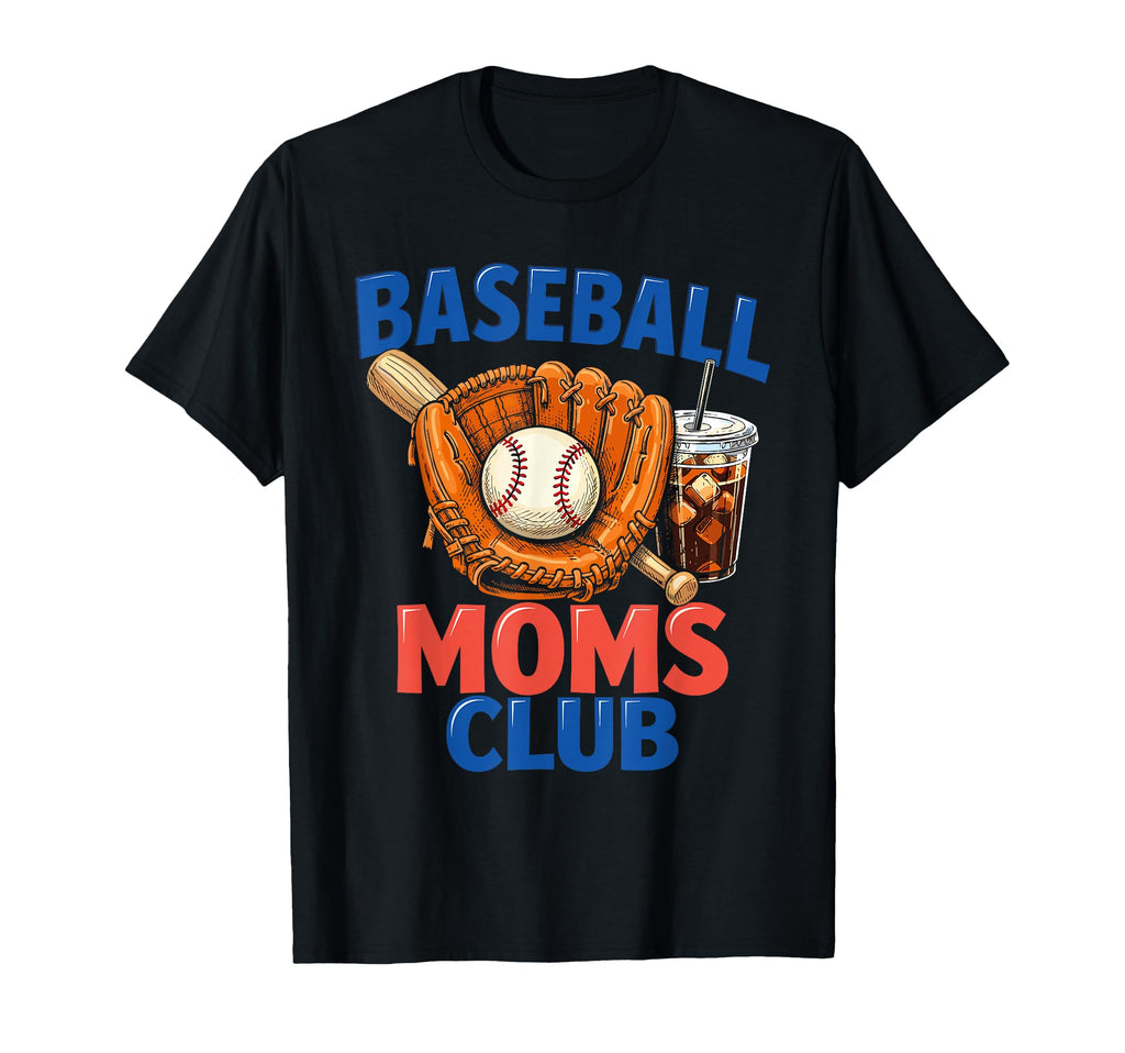 Baseball Mom Club Drip Sports T-Shirt - Aesthetic Graphic Unisex - T-Shirt, Sweatshirt, Hoodie