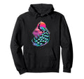 Peacock Feathers Royal Bird Vaporwave Hoodie - Graphic Print for Adults - T-Shirt, Sweatshirt, Hoodie