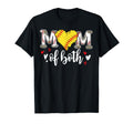 Mom Both Baseball Softball Heart T-Shirt - Fun Novelty Design Men Women - T-Shirt, Sweatshirt, Hoodie