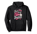 Just Who Loves Baseball Valentines Day Hoodie - Streetwear Style Unisex - T-Shirt, Sweatshirt, Hoodie