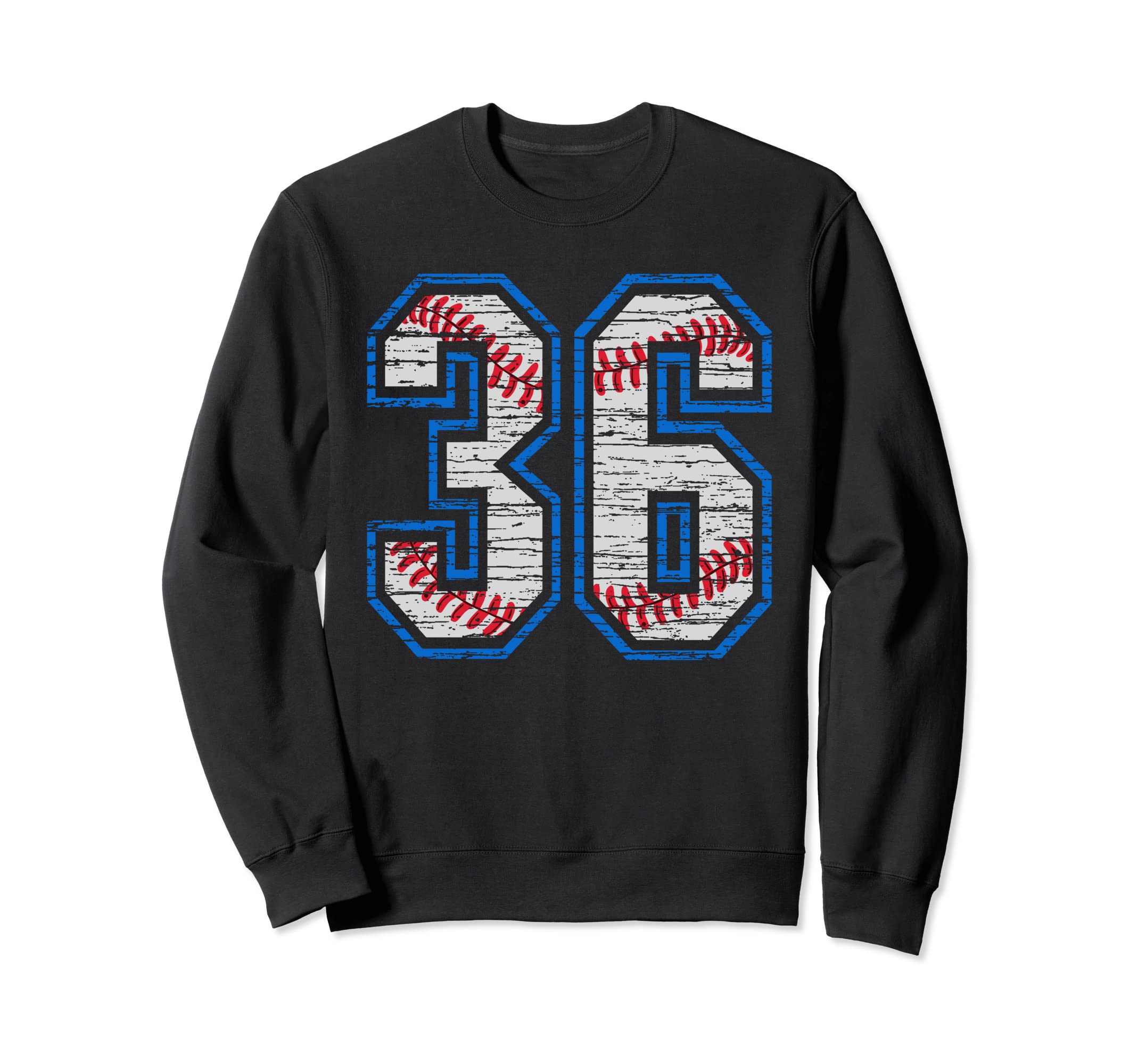 Baseball Mom 36 Jersey Baseball Sweatshirt - Fun Novelty Design Unisex - T-Shirt, Sweatshirt, Hoodie