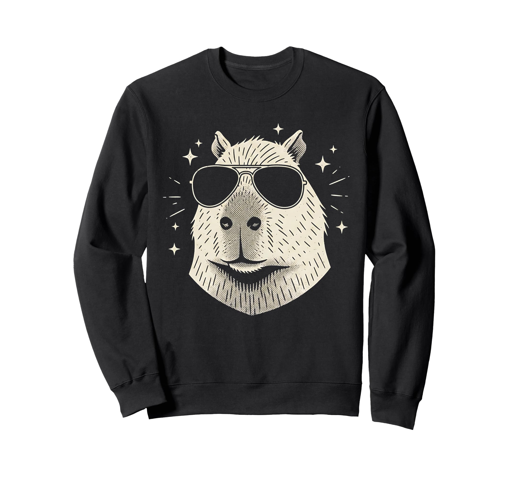 Y2K Capybara Sunglasses 90S 2000S Sweatshirt - Graphic Print Men Women - T-Shirt, Sweatshirt, Hoodie