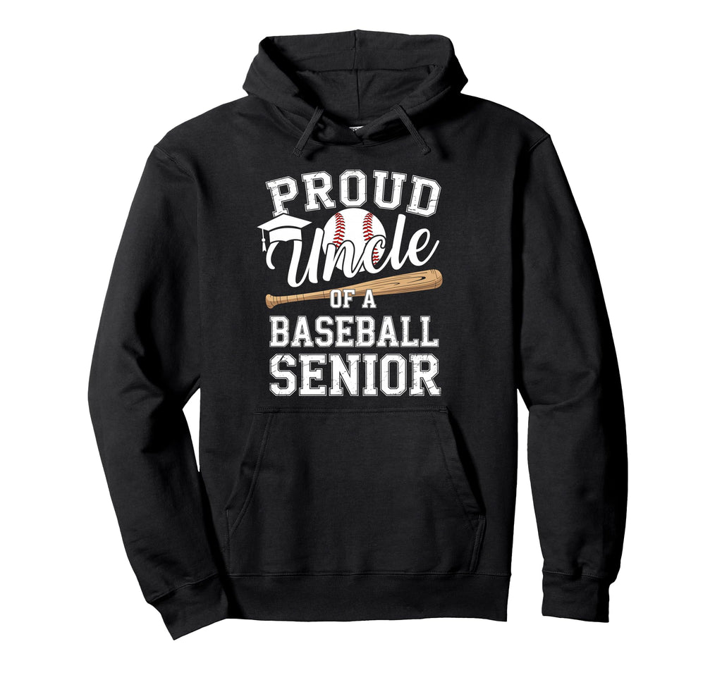Proud Uncle 2026 Senior Baseball Hoodie - Minimalist Print for Adults - T-Shirt, Sweatshirt, Hoodie