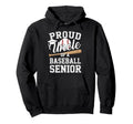 Proud Uncle 2026 Senior Baseball Hoodie - Minimalist Print for Adults - T-Shirt, Sweatshirt, Hoodie