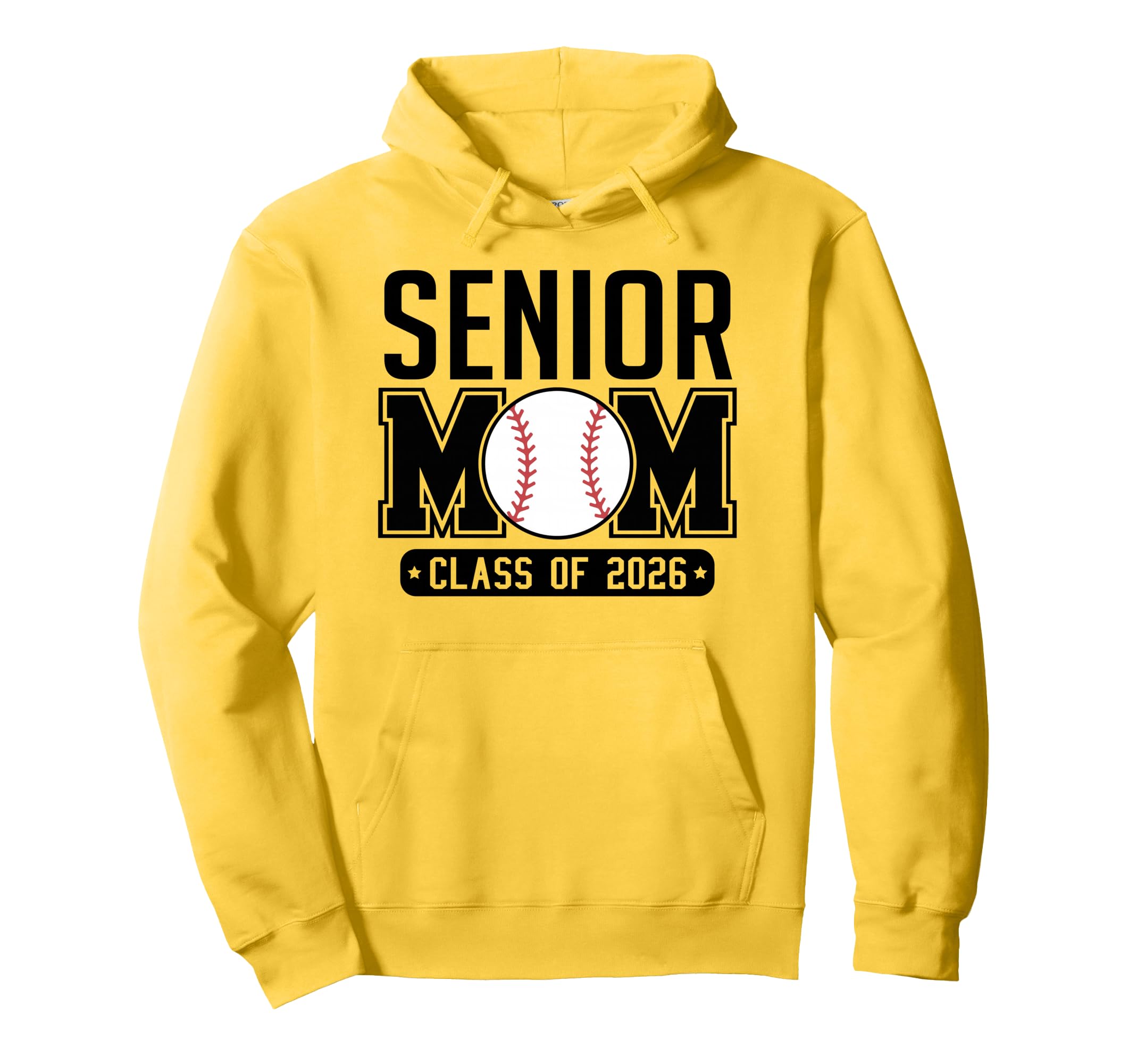 Senior Mom Class 2026 Baseball Mom Hoodie - Graphic Print for Adults - T-Shirt, Sweatshirt, Hoodie
