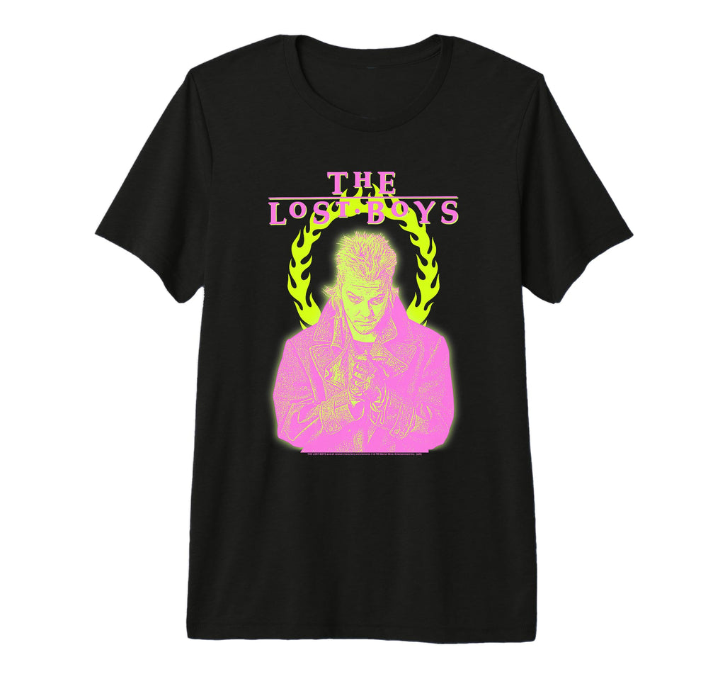 Lost Neon David Halo Summerween T-Shirt - Fun Novelty Design for Adults - T-Shirt, Sweatshirt, Hoodie