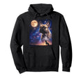 French Bulldog Art Celestial Moon Hoodie - Trendy Graphic for Adults - T-Shirt, Sweatshirt, Hoodie