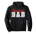 Baseball Dad Proud Baseball Player Dad Hoodie - Aesthetic Graphic Unisex - T-Shirt, Sweatshirt, Hoodie