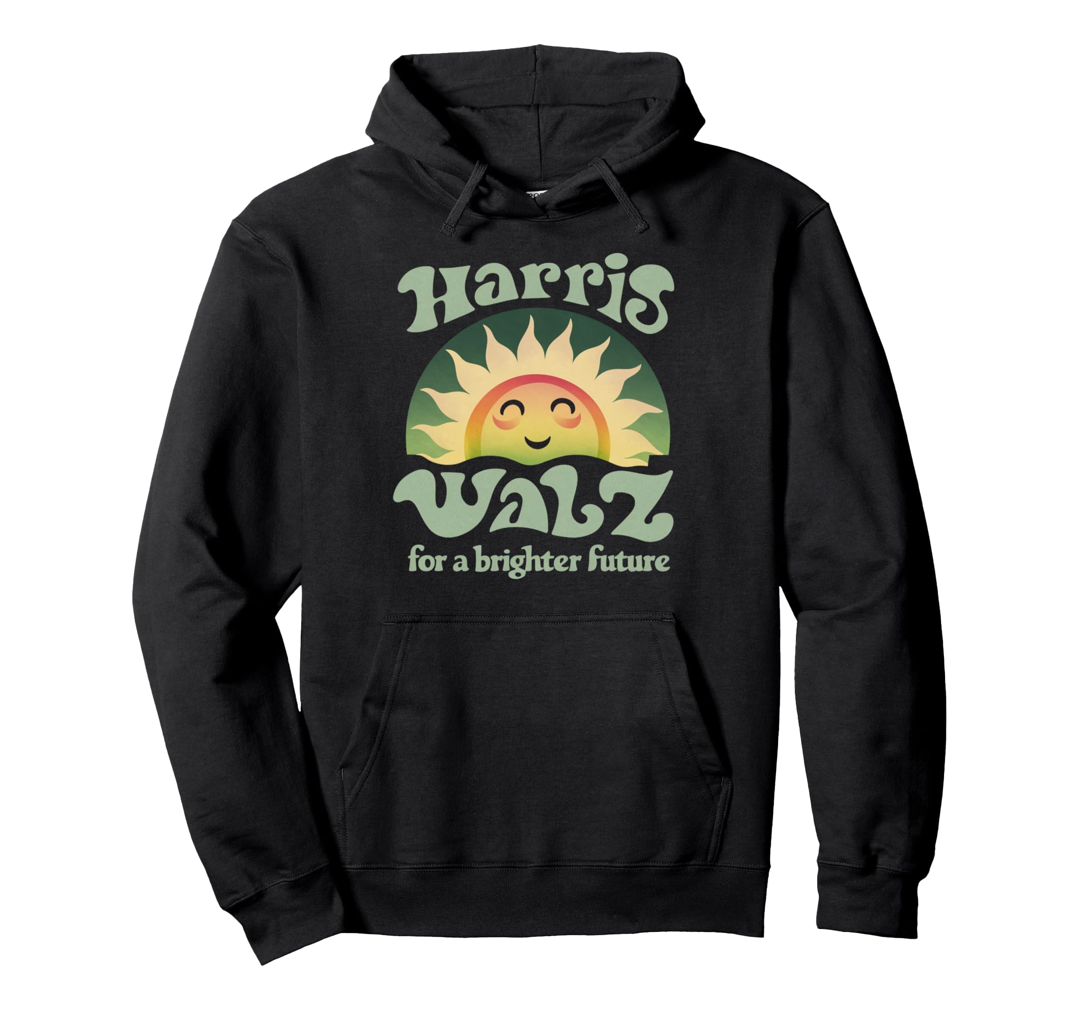 Boho Sunset Harris Walz Hoodie - Aesthetic Graphic Men Women - T-Shirt, Sweatshirt, Hoodie